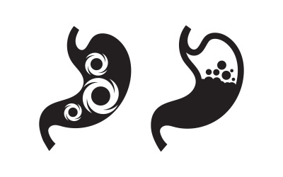 Magen Medizinische Gesundheitsfürsorge Symbol Logo Designs Vorlage v.1