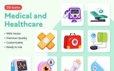 Medical and Healthcare icons