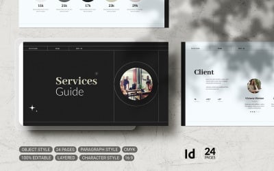 Services Guideline Template | InDesign