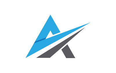Szablon projektu logo koncepcji listu biznesowego v.18