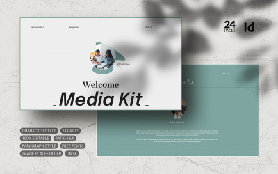 Приветственный медиа-комплект | InDesign
