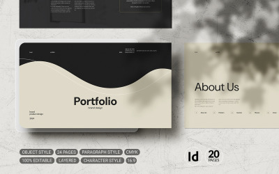 作品集模板/InDesign