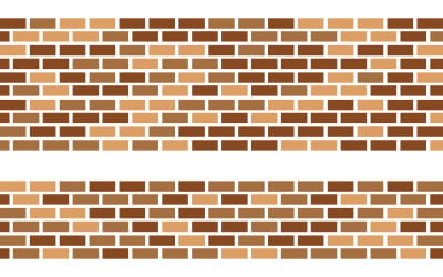 Brick wall vector illustration design Template v.1