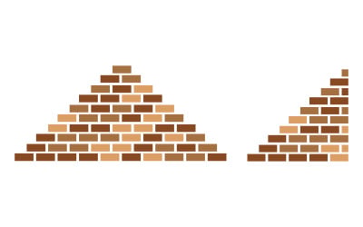Brick wall vector illustration design Template v.4