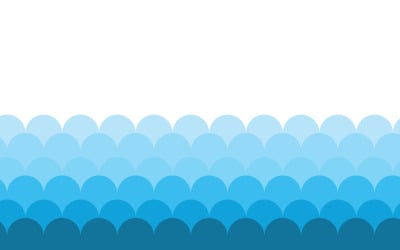 Water Wave Illustration Background Template v.13