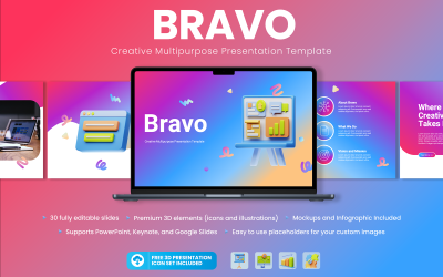 Bravo Creative Multipurpose PowerPoint-mall