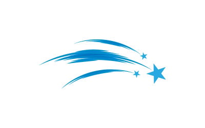 Blast Star icon Template vector illustration logo design v.20