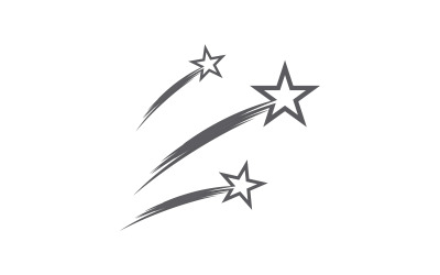 Icona Blast Star Template illustrazione vettoriale logo design v.10