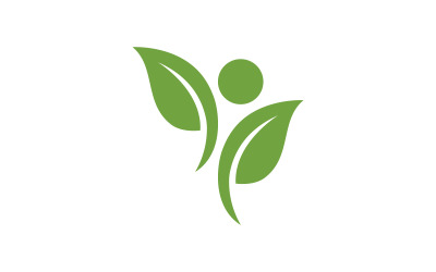 Kräuter Natur Blatt Ökologie Natur vegan Konzept Element Vektor v.8
