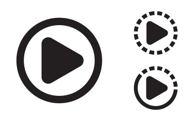 Movie film cinema icon vector Logo design illustration v.13