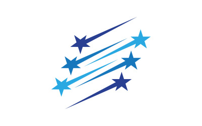 Patlayan Yıldız simgesi Şablon vektör illüstrasyon logo tasarımı v.21