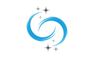 Blast Star-Symbol-Vorlage, Vektorillustration, Logo-Design v.34