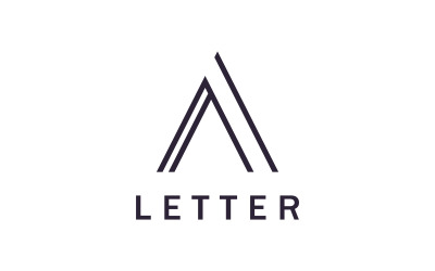 Logo lettera A, simbolo iniziale creativo del logo A per la tua attività 2