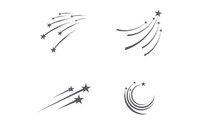 Patlayan Yıldız simgesi Şablon vektör illüstrasyon logo tasarımı v.30