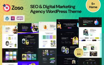 Zoso – SEO 和数字营销机构 WordPress 主题