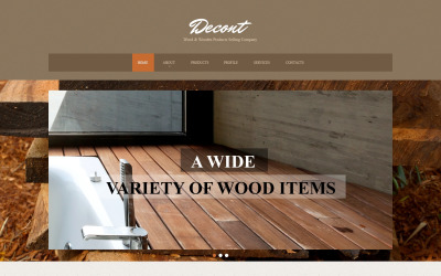 Modèle de site Web réactif de plancher