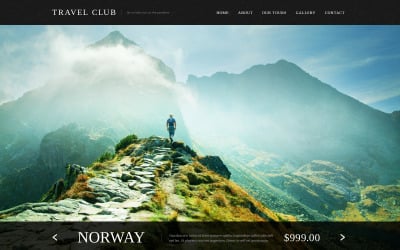 Modello di sito Web per agenzia di viaggi