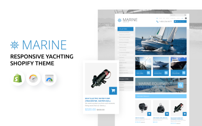 Responsive Yachting Shopify-thema