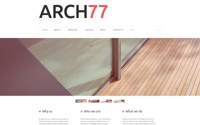 Responsywny szablon Joomla Architektura #49571