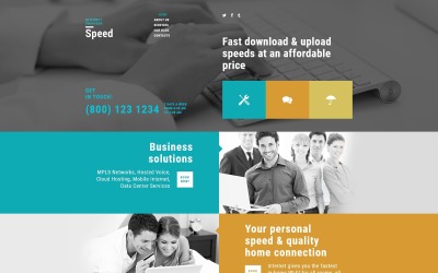 Responsywny szablon Joomla Internet #49573