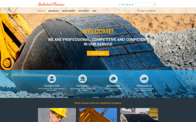 Szablon Drupal Civil Engineering Drupal Template #49527