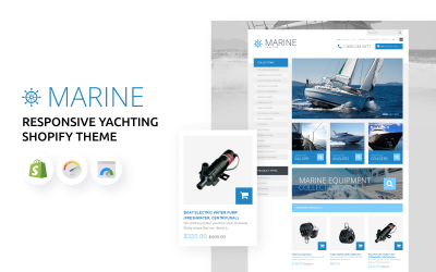 Thème Shopify de yachting réactif