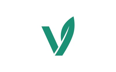 V Logo Design and template. Creative V  icon initials based Letters in vector.2