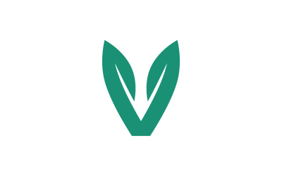 V Logo Design and template. Creative V  icon initials based Letters in vector.4