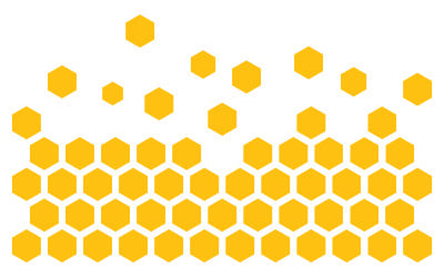 Honeycomb background texture illustration design v.3