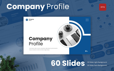 İşletme Şirket Profili PowerPoint Şablonu