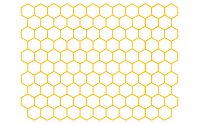 Wabenhintergrund Textur Illustration Design v.6