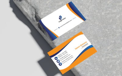 Company Card Template for a Modern Business Card