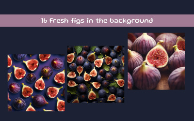 Fresh figs in the background