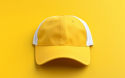 Yellow cap background template