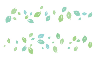Mint leaves flat vector icon illustration design template v.40