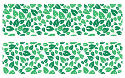 Mint leaves flat vector icon illustration design template v.46