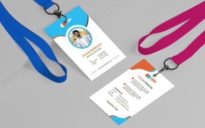 Sjabloon en ontwerp voor visitekaartjes
