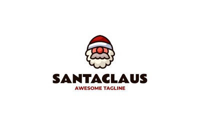 Santaclaus Simple Mascot Logo 2