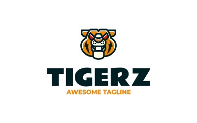 Tigerz Simple Mascot Logo 3