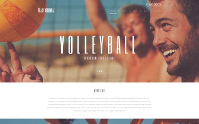 Beach Volleyball Club WordPress Theme