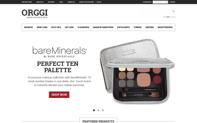 Cosmetics Store VirtueMart Template