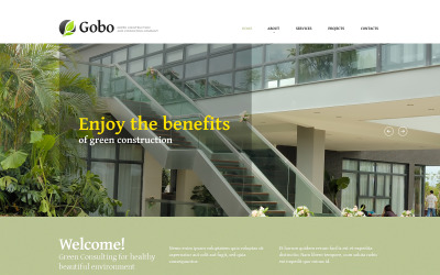 景观设计响应式网站模板