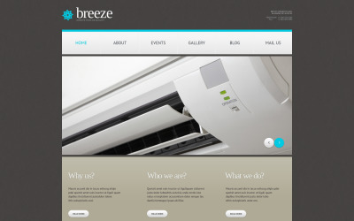 Responsywny motyw WordPress #49642 na temat: klimatyzacja