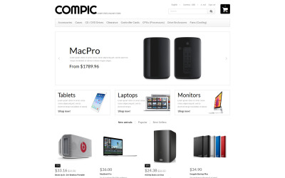 Responzivní PrestaShop motiv "HighEnd Hardware" #49674