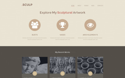 Skulptur Responsive WordPress-tema