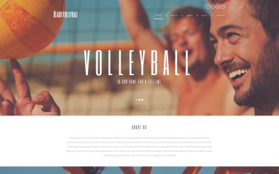 Tema de WordPress para el club de voleibol de playa