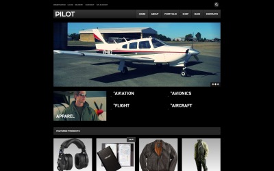 Tema WooCommerce "Pilot Shop" #49653