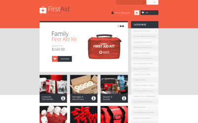 Thème PrestaShop pour First Aid Store