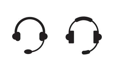 Call center Microphone icon Vector illustration v.1