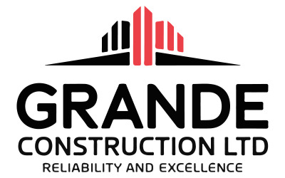 A logo for Grande Construction illustration